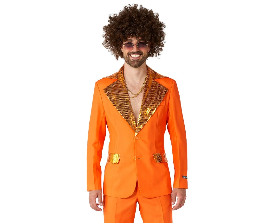 Suit Disco Suit Orange, size  48/50 (M)